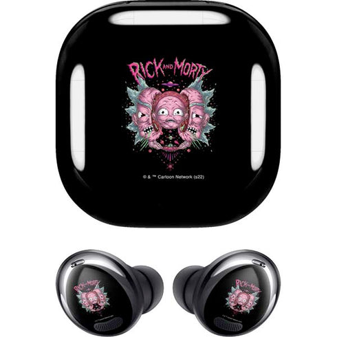 Adult Swim Rick and Morty Split Head Rick Galaxy Buds Pro Skin